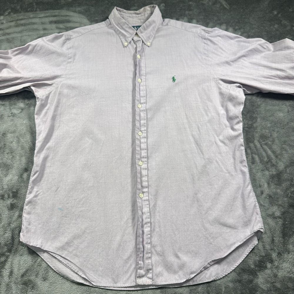 Polo Ralph Lauren Classic Fit Button Down Shirt Men's LARGE Long Sleeve - Picture 3 of 7